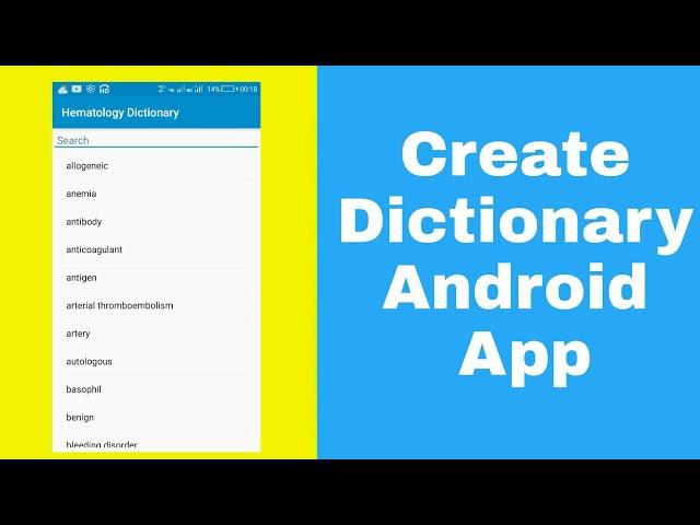 Create a Dictionary App in Sketchware using Json