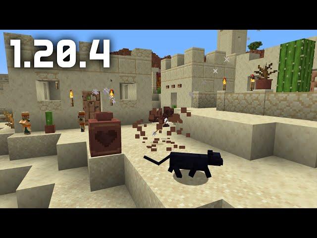 What's New in Minecraft 1.20.4? Hotfix!