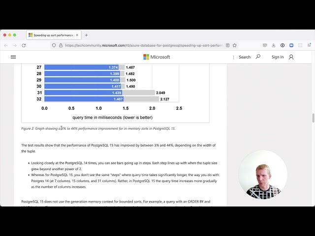 5mins of Postgres E19: Speeding up sort performance in Postgres 15