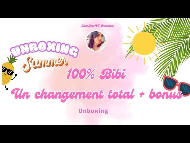 UNBOXING 100 % BIBI UN CHANGEMENT TOTAL + BONUS #SHEINsoldesdete2024 #SHEINforAll #publicité