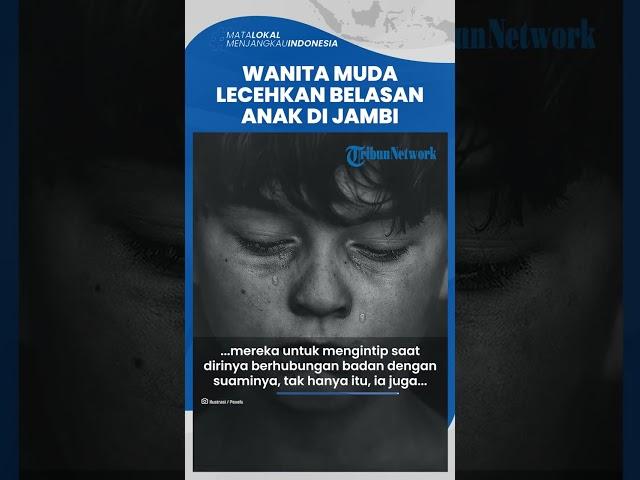 Lecehkan Belasan Anak di Jambi, Wanita Ini Cekoki Korban dengan Film Dewasa, Kini Diamankan Polda