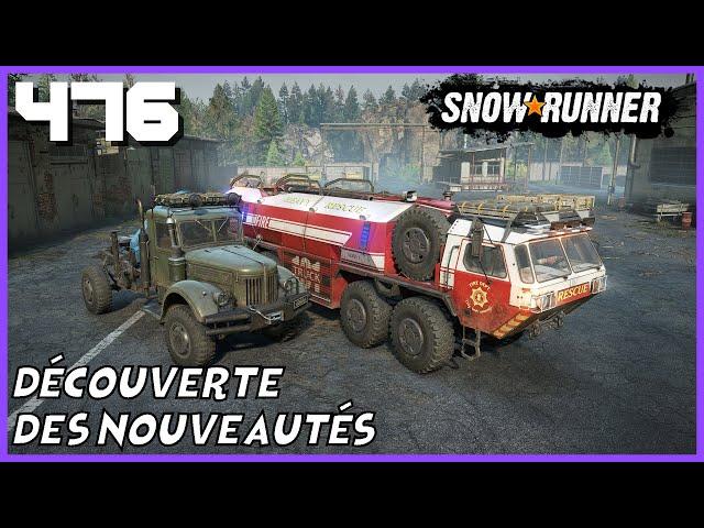 Découvertes des nouveautés de la phase 9 - Snowrunner #476 Serie X