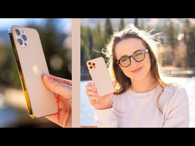 GOLD iPhone 12 Pro Unboxing + Camera Test