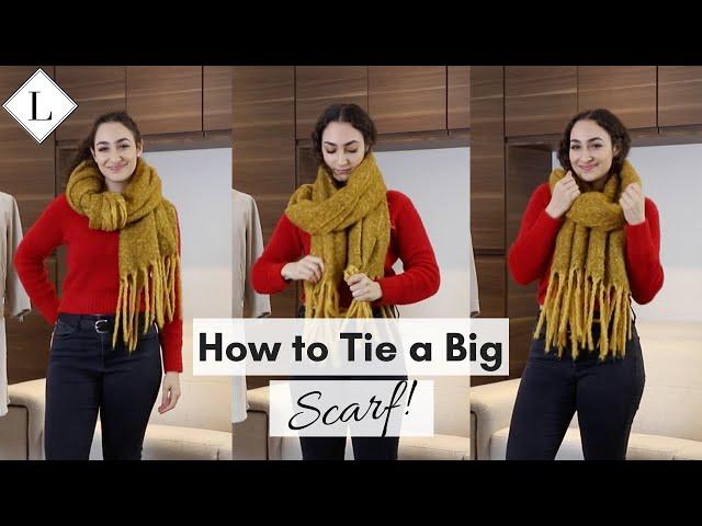 How to Tie a Thick Scarf in the Winter