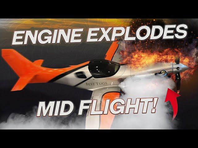 Engine Explodes In Flight - Turbulence will not be at Airventure 2023 | Turbulence Emergency