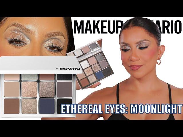 LATINA APPROVED? MAKEUP BY MARIO ETHEREAL EYES MOONLIGHT PALETTE  (brown eyes) + SWATCHES | MJ