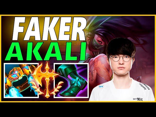 FAKER AKALI MID GAMEPLAYSEASON 12 LEAGUE OF LEGENDS