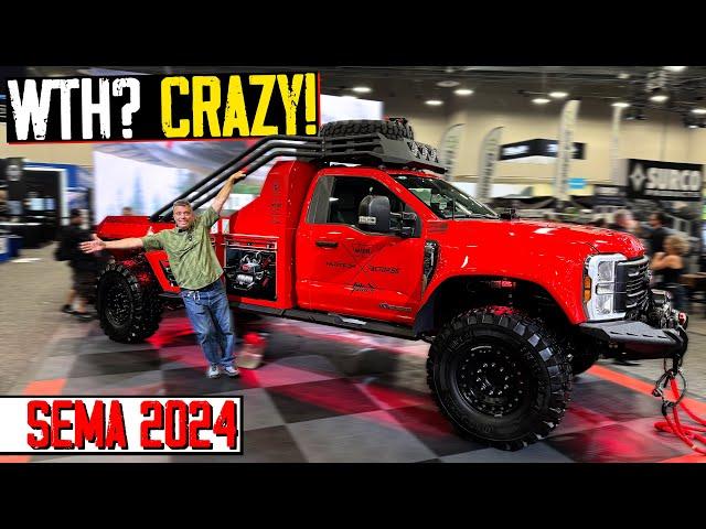 The BIGGEST And BADDEST Trucks From SEMA 2024!