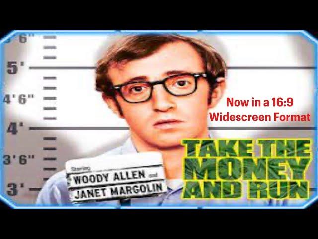 Take the Money and Run (1970) Woody Allen | Janet Margolin -  16:9 Widescreen