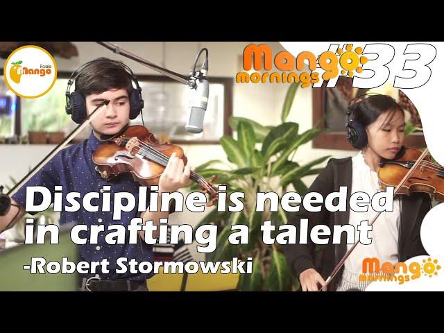 Mango Mornings #33 - with Robert Stormowski (violin teacher), Nicholas and Ling (violin students)