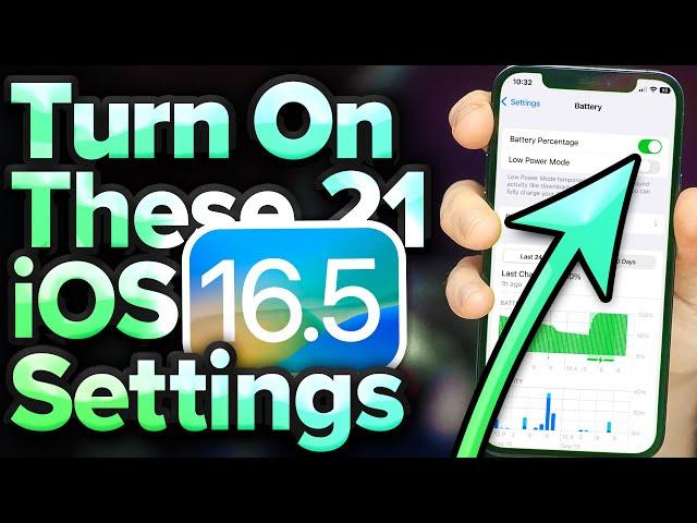 iOS 16.5 Settings You NEED To Turn On Now