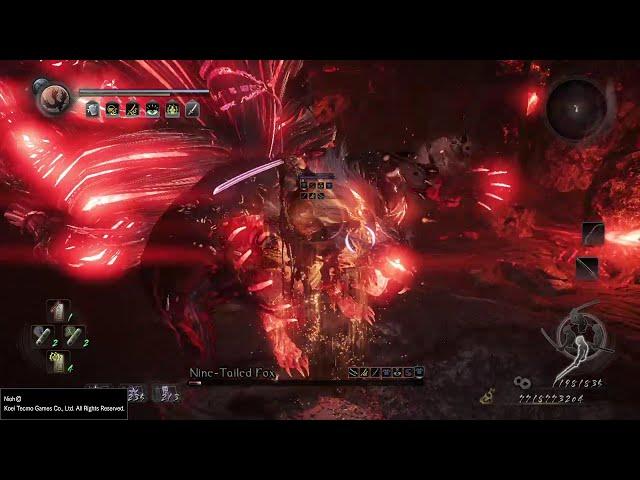 Nioh 1 Abyss Nine Tailed Fox No Damage Melee Strategy