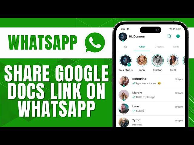 How to Share Google Docs Link on WhatsApp