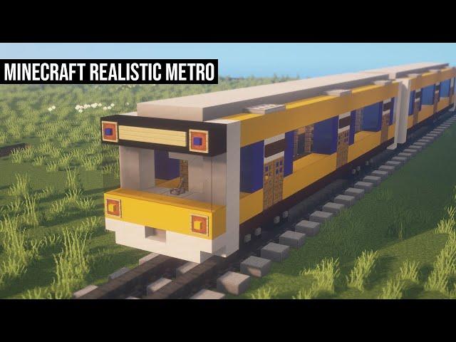 How to build a realistic subway in Minecraft