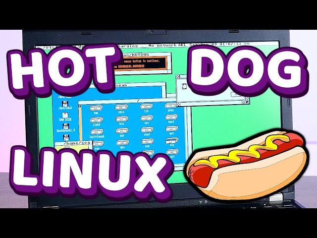 HOT DOG Linux is a Retro Computing Fever Dream