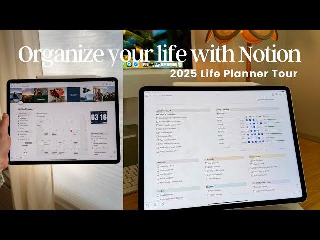 2025 Notion Life Planner  FULL Tour