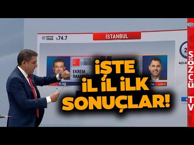 Fatih Portakal İlk Seçim Sonuçlarını İl İl İlçe İlçe Açıkladı! Ekrem İmamoğlu'ndan Tarihi Fark