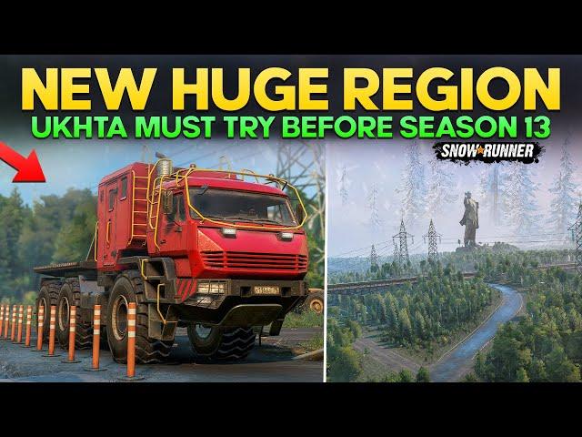 New Huge Region Ukhta, Komi Republic in SnowRunner Must Try Before Season 13 Release