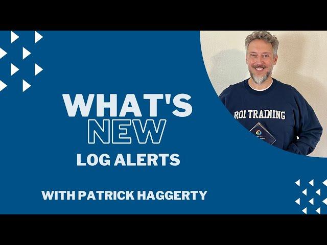 WHAT'S NEW Automate alerting based on log entries with the new Log Alerts