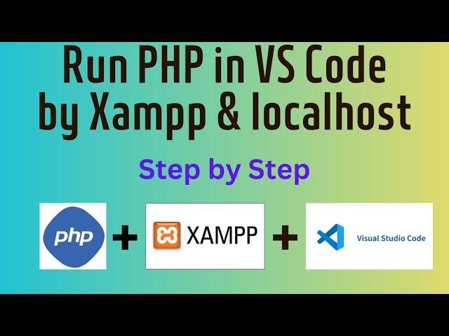 How to Run PHP code in Visual Studio with Xampp by localhost