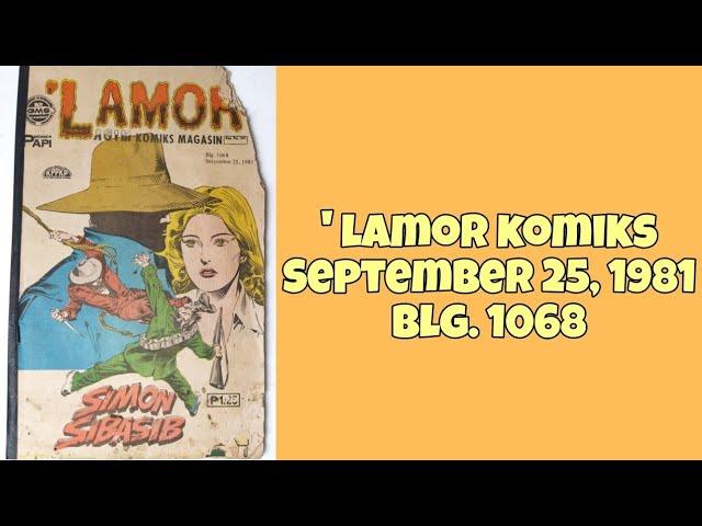 80's Lamor Komiks: September 25, 1981 || Vintage Pinoy Komiks