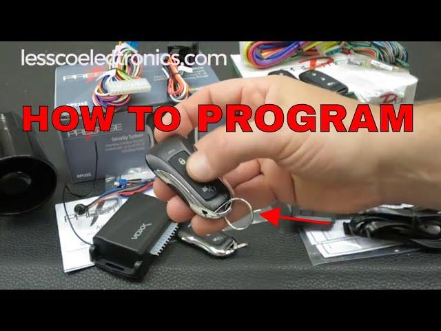 Prestige / Audiovox and Code Alarm Remote Programming