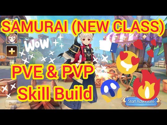 Laplace M - SAMURAI CLASS PVP & PVE SKILL BUILD!!