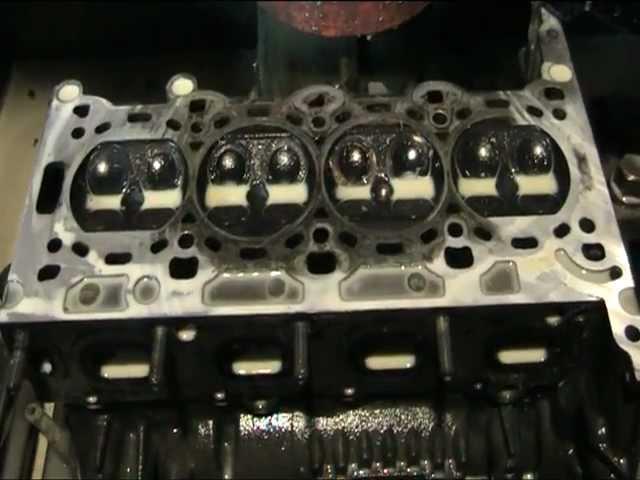 regrinding a cylinder head that has been over heated