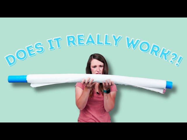 Basting Your Quilt Sandwich with a Pool Noodle - IS IT REALLY THAT EASY?!