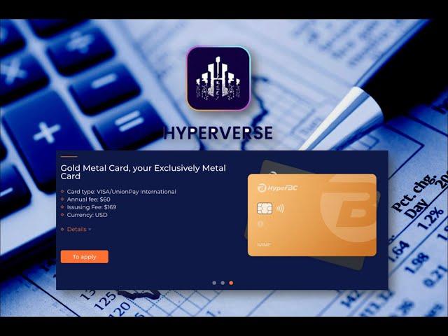 HYPERVERSE VISA CARD ~ THE FUTURE IS NOW