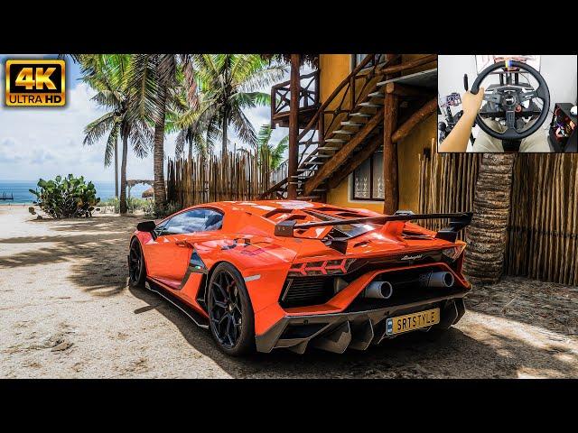 1400HP Lamborghini Aventador SVJ | Forza Horizon 5 | g29 gameplay