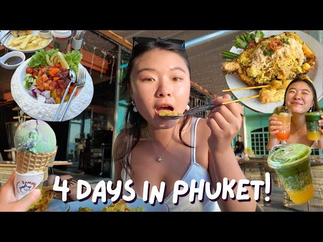 TRAVEL VLOG ️ 4 days in PHUKET! Cafes, sight-seeing, resorts & our hotel!