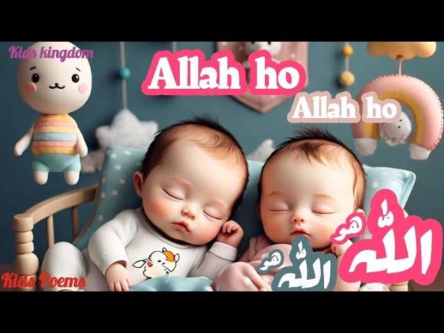 Allah Hoo Allah Hoo lori |kids cartoon Allah hoo Allah Hoo|Lullabies for kids|Allah hoo poem in Urdu