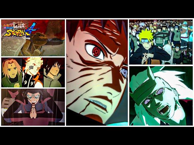 Naruto Ultimate Ninja Storm 4: All Cinematic Fight Scenes | PS5