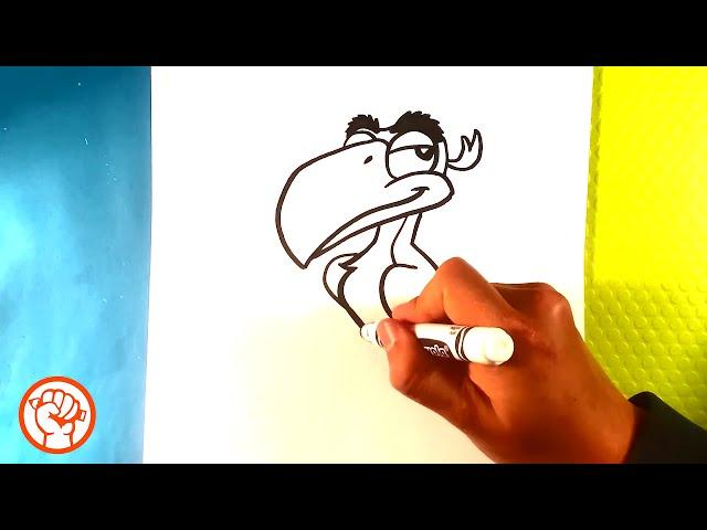 How to Draw Lion King - Zazu - Disney - Easy Pictures to Draw