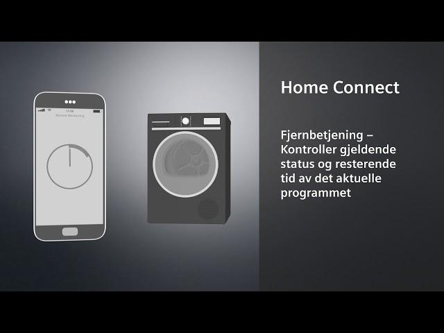 Siemens Home Connect Tørk - Remote control