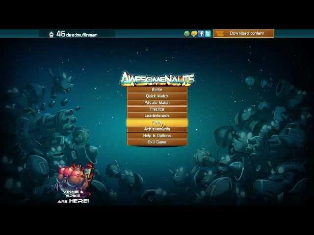 Awesomenauts EP1: Deadmuffinman, Dreadmuffin and Shadowmuffin