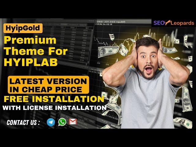 [Full Latest Version] HyipGold - Premium Theme For HYIPLAB (In Cheap Price)