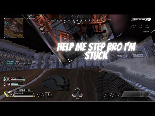 Weird Apex Moments -  Stuck under the map glitch, Vent of hell, and Zipline off the map Part 1