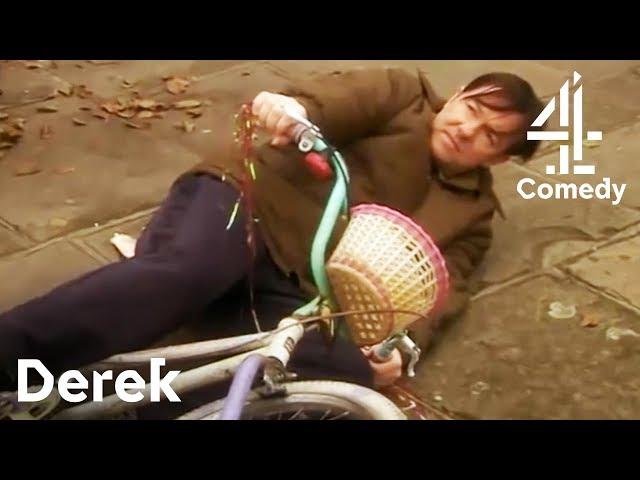 Learning To Ride A Bike | Derek | Channel 4 Comedy