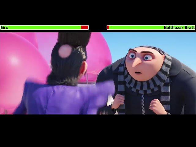 Despicable Me 3 (2017) Opening Scene with healthbars