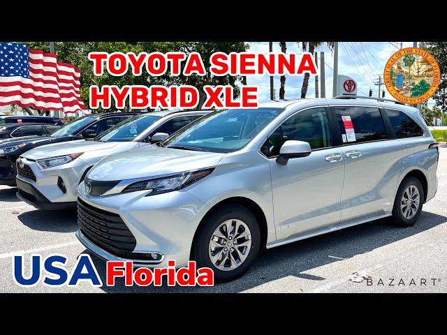 Сколько стоит новая TOYOTA SIENNA HYBRID в США