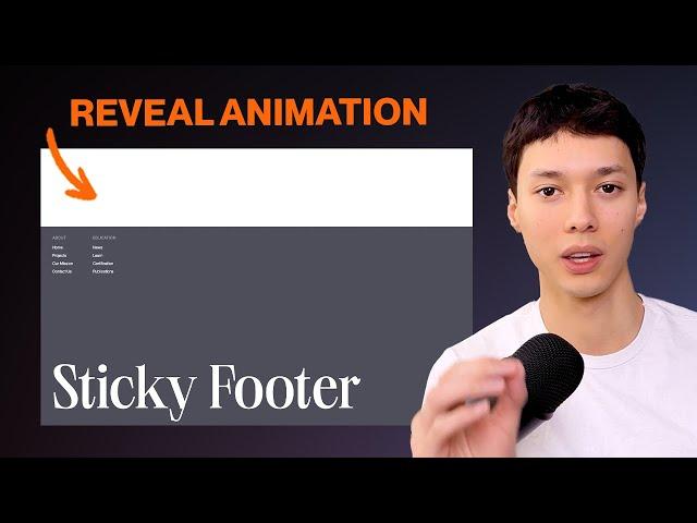 2 Ways To Make an Awwwards Sticky Footer