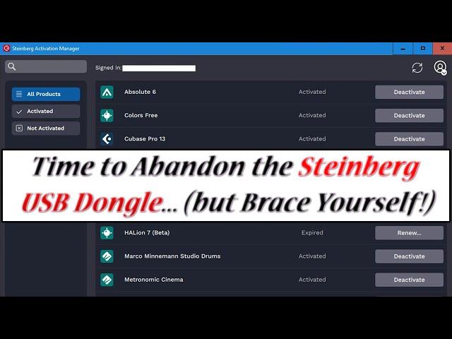 How To Migrate Steinberg Licences To The Steinberg Activation Manager