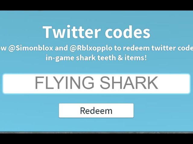 ALL *7* NEW SECRET FREE SHARK TEETH CODES In Roblox SharkBite Codes!