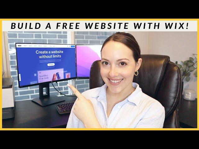 BUILDING A WIX WEBSITE FOR FREE! | How To Build A Website 2023