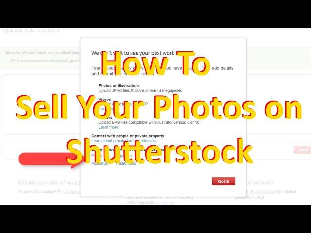 How To Sell Photos Online with Shutterstock