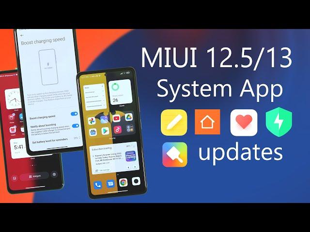 MIUI 12.5 New 5+ System Apps update | Launcher, Widget, Security, Notes | MIUI 13 System apps