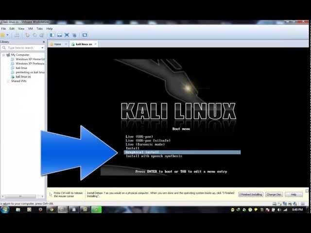 How to install kali on vmware and make it full screen _vmware tools_