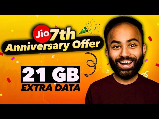 Jio 7th Anniversary Offers- Giving Extra Benefits